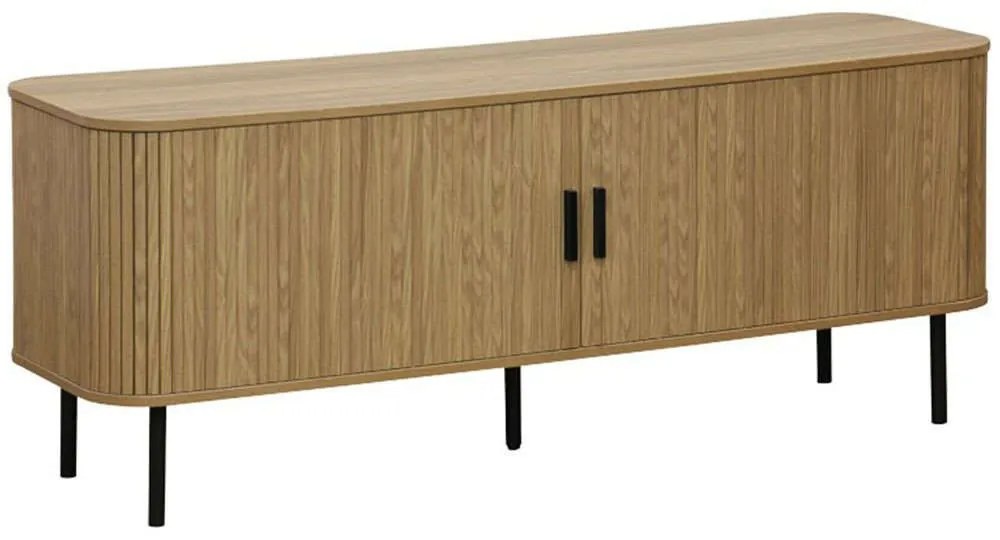 Έπιπλο Τηλεόρασης Scandi 260-000006 150x45x57,5cm Natural-Black