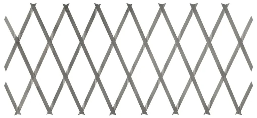 vidaXL Καφασωτό Φράχτης 5 τεμ. Γκρι 180 x 30 εκ. από Μασίφ Ξύλο Ελάτης