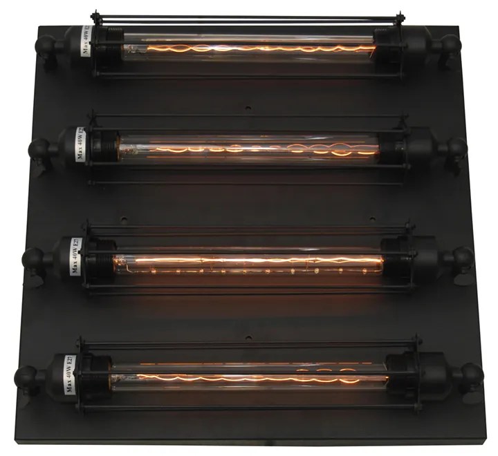 Φωτιστικό Πλαφονιέρα Homelighting Toro 77-2602 Black