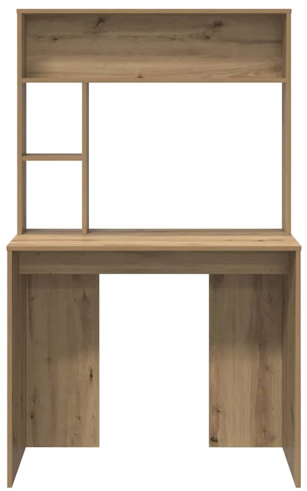 vidaXL Γραφείο artisan δρυς 91 x 50 x 149 εκ Επεξεργασμένο ξύλο