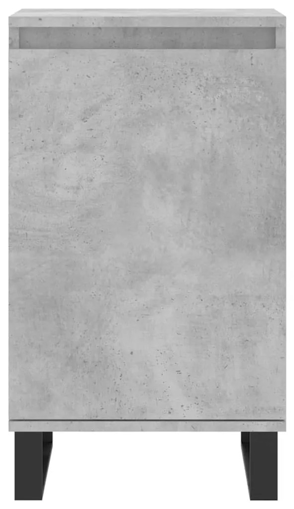 vidaXL Ντουλάπια 2 τεμ. Γκρι Σκυροδ. 40x35x70 εκ. Επεξεργασμένο Ξύλο