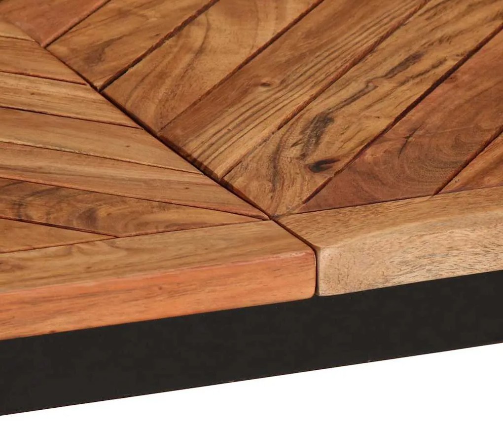 vidaXL Τραπεζαρία 200 x 100 x 75 εκ. από Μασίφ Ξύλο Ακακίας