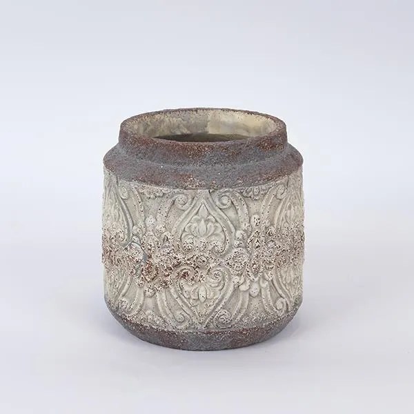 ΚΑΣΠΩ ΤΣΙΜΕΝΤΕΝΙΟ ΓΚΡΙ - ΜΠΕΖ 18x18x19cm|752-18058