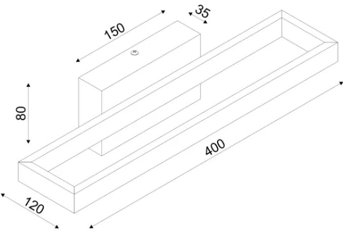 Επιτοίχιο Φωτιστικό LED Aelia