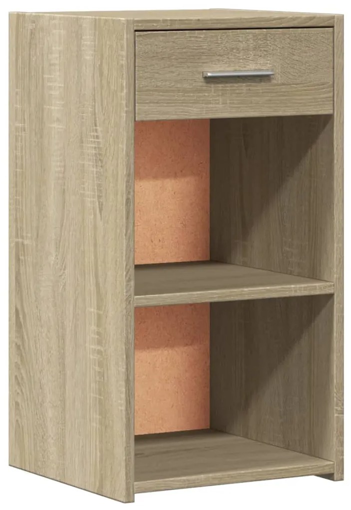 vidaXL Κομοδίνα 2 τεμ. Sonoma Δρυς 35x34x65 εκ. από Επεξεργασμένο Ξύλο