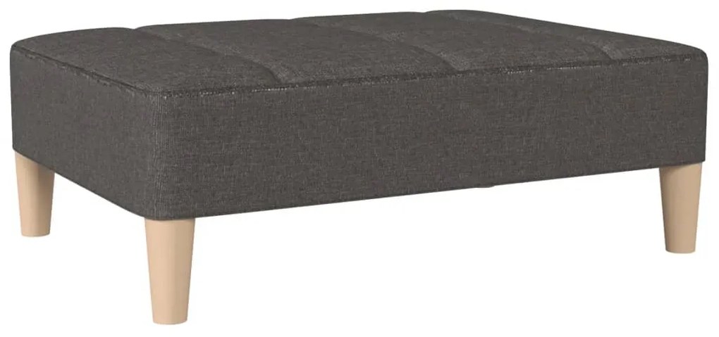vidaXL Υποπόδιο Σκούρο Γκρι 78 x 56 x 32 εκ. Υφασμάτινο