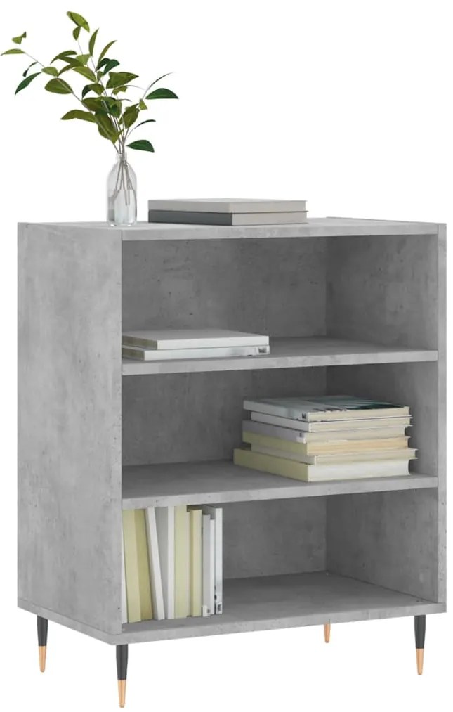 vidaXL Ντουλάπι Γκρι Σκυροδέματος 57x35x70 εκ. Επεξεργασμένο Ξύλο
