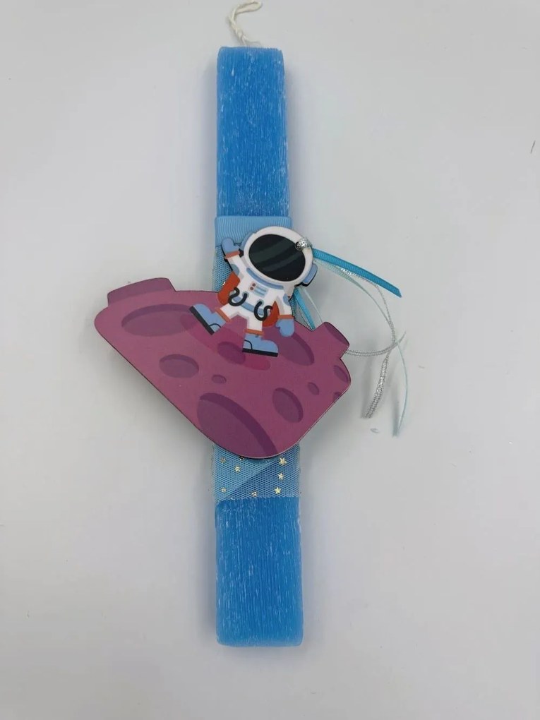 Διάστημα πύραυλος Αρωματική λαμπάδα ν.2 - Σετ Λαμπάδα και πλάτη