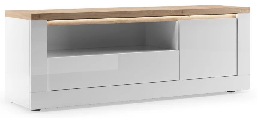 Έπιπλο Τηλεόρασης Ανθρακί Οξειδωμένο 121x43x57