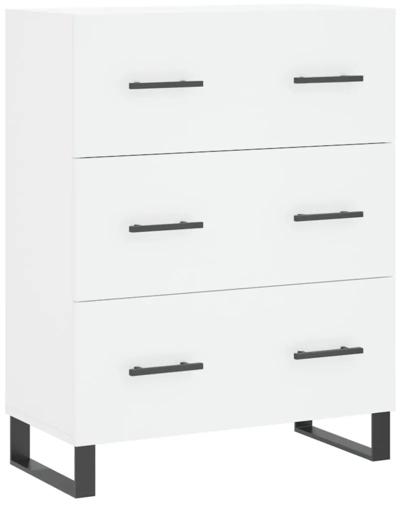 vidaXL Ντουλάπι Λευκό 69,5x34x180 εκ. από Επεξεργασμένο Ξύλο