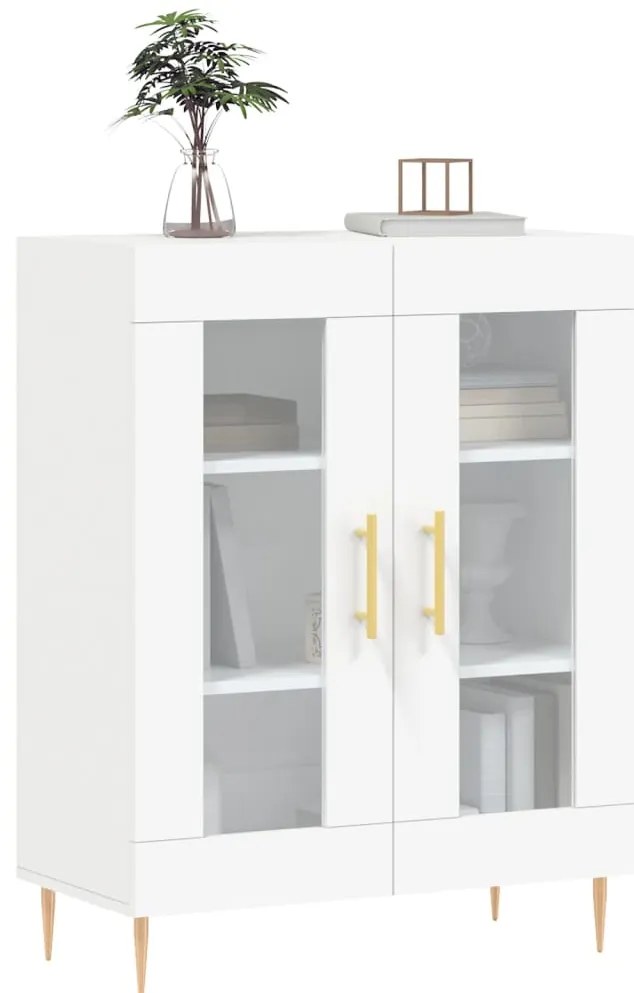 vidaXL Ντουλάπι Λευκό 69,5 x 34 x 90 εκ. από Επεξεργασμένο Ξύλο