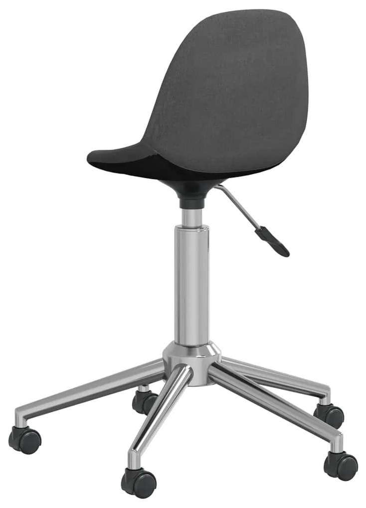 vidaXL 3086063  Swivel Dining Chairs 6 pcs Dark Grey Fabric (3x333466)