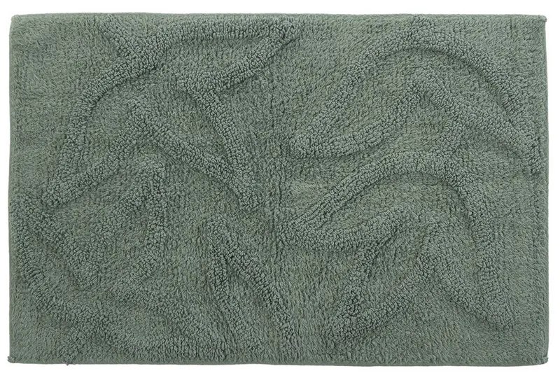 Πατάκι Μπάνιου Zasmen Green Nef-Nef Homeware 50X80cm 100% Βαμβάκι