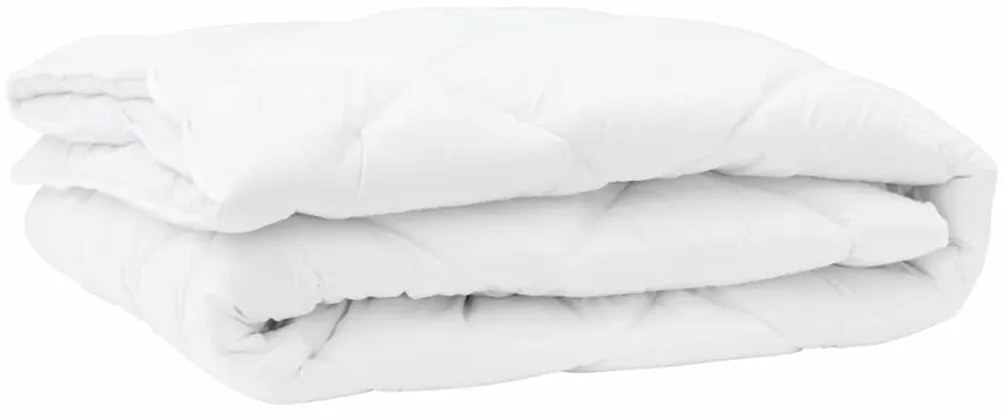 vidaXL Παπλωμα με Μαξιλάρια Argyle 3 pcs Λευκό 260 x 220 εκ. Μικροΐνες