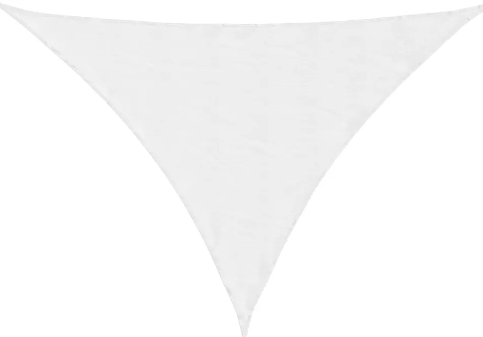 vidaXL Πανί Σκίασης Τρίγωνο Λευκό 3,5 x 3,5 x 4,9 μ. από Ύφασμα Oxford