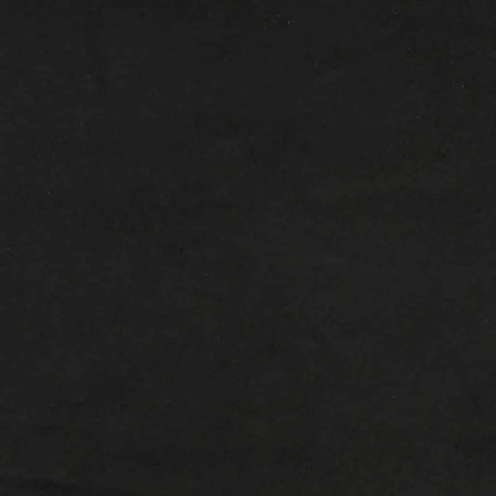 vidaXL Καναπέ με κουβέρτα Μαύρο 56,5 x 70 x 110 εκ Βελούδο