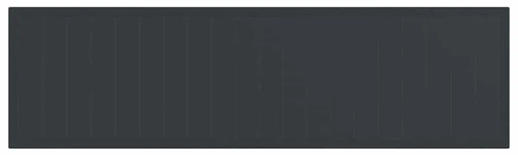 vidaXL Σέτ φαγητού για κήπο 13 pcs Ανθρακί Rattan Polt