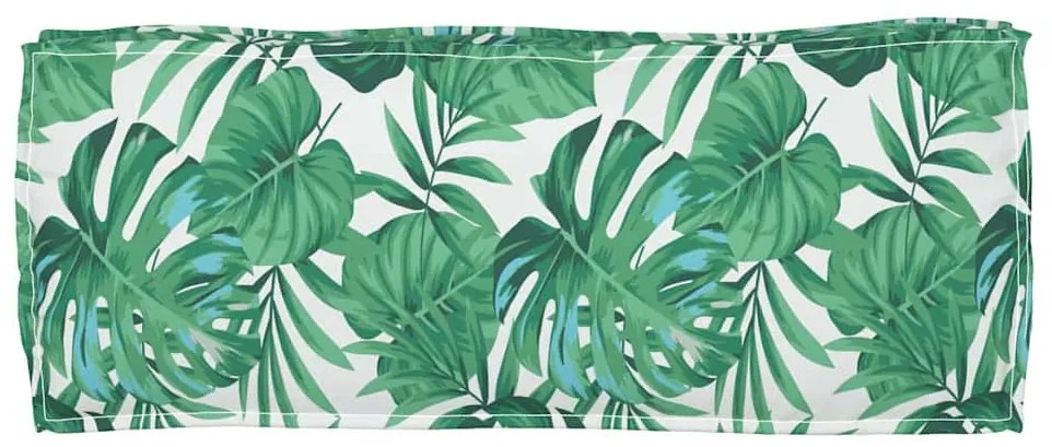 vidaXL Σετ Μαξιλαριών Πάγου Floral 2 pcs Μοτίβο φύλλων 100 x 40 x 8 εκ