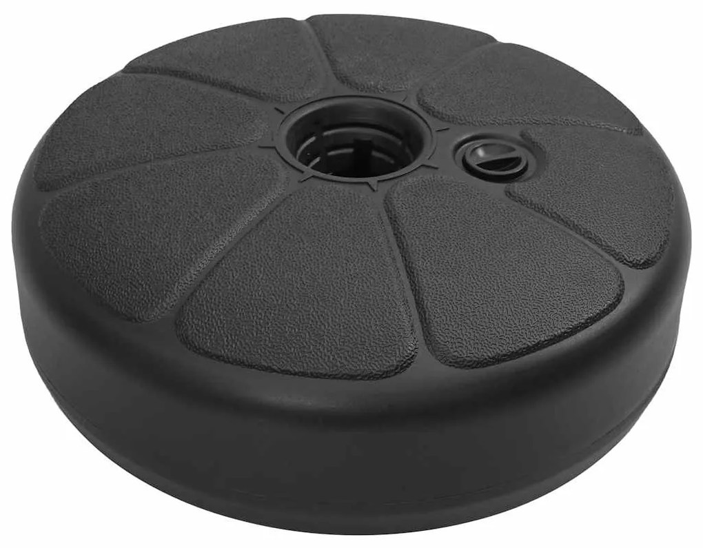 vidaXL Βάση Ομπρέλας Μαύρη 15 Λίτρα για Άμμο / Νερό