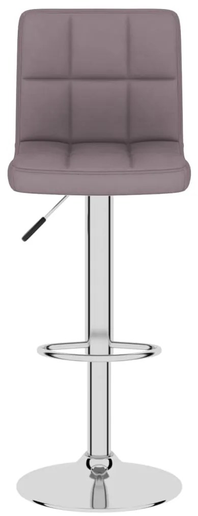 vidaXL Σκαμπό Μπαρ 2 τεμ. Χρώμα Taupe Υφασμάτινα