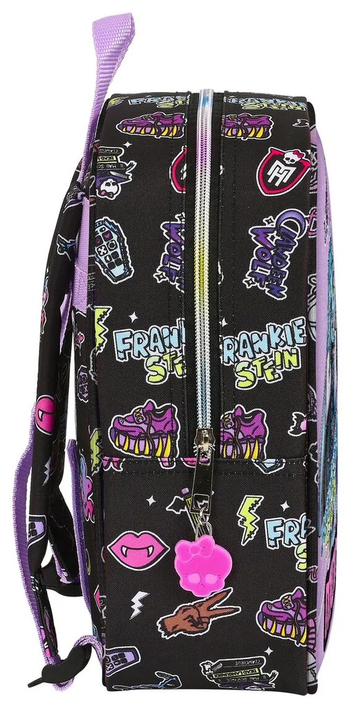 Σχολική Τσάντα Monster High Creep Μαύρο 22 x 27 x 10 cm