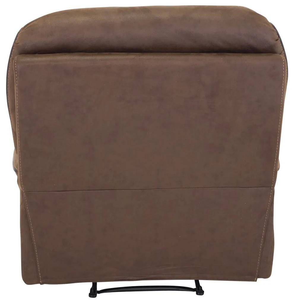 Ρυθμιζόμενη πολυθρόνα Dallas E102, 96x99x98cm, 45 kg, Καφέ, Ταπισερί | Epipla1.gr