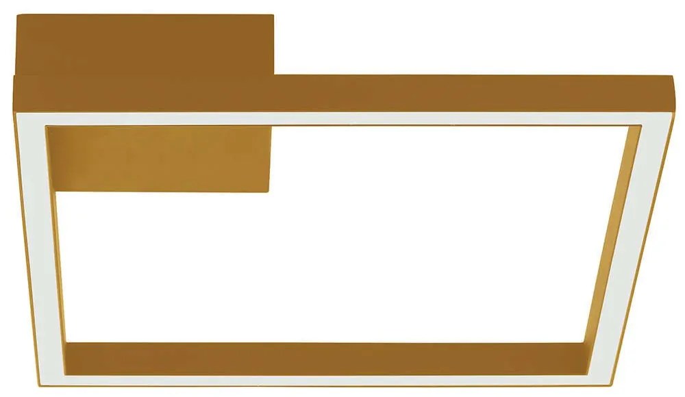 Φωτιστικό Οροφής - Πλαφονιέρα 2031 Led 3000K 12W Gold Matt Aluminum,Acrylic