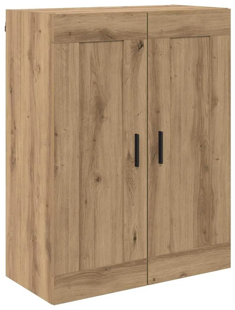 vidaXL Highboard με συρτάρι 2 pcs Artisan Oak Σύνθετο Ξύλο και Γυαλί