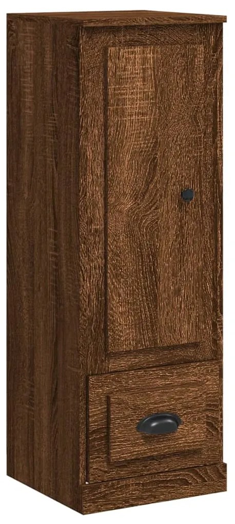 vidaXL Ντουλάπι Καφέ δρυς 36x35,5x103,5 εκ. από Επεξεργασμένο Ξύλο