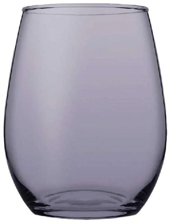 Ποτήρι Κρασιού Amber SP420825G6V 350ml Purple Espiel Γυαλί