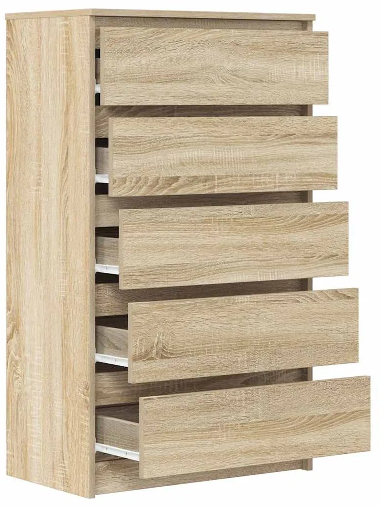 vidaXL Συρταριέρα Sonoma Δρυς 60x36x103 εκ. από Επεξεργασμένο Ξύλο