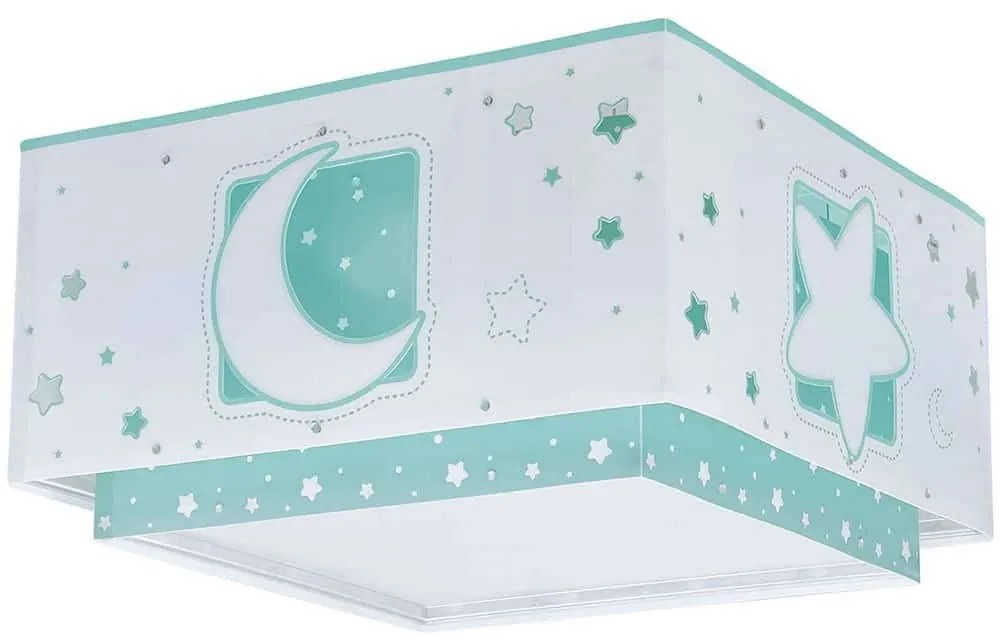 Φωτιστικό Οροφής-Πλαφονιέρα Moon 63236 H 30x30x16,5cm 2xE27 Green Ango