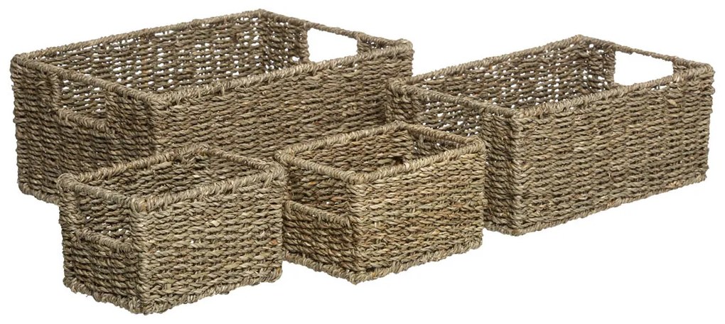 Καλάθια Αποθήκευσης (Σετ 4τμχ) F-V Reed Basket 174639