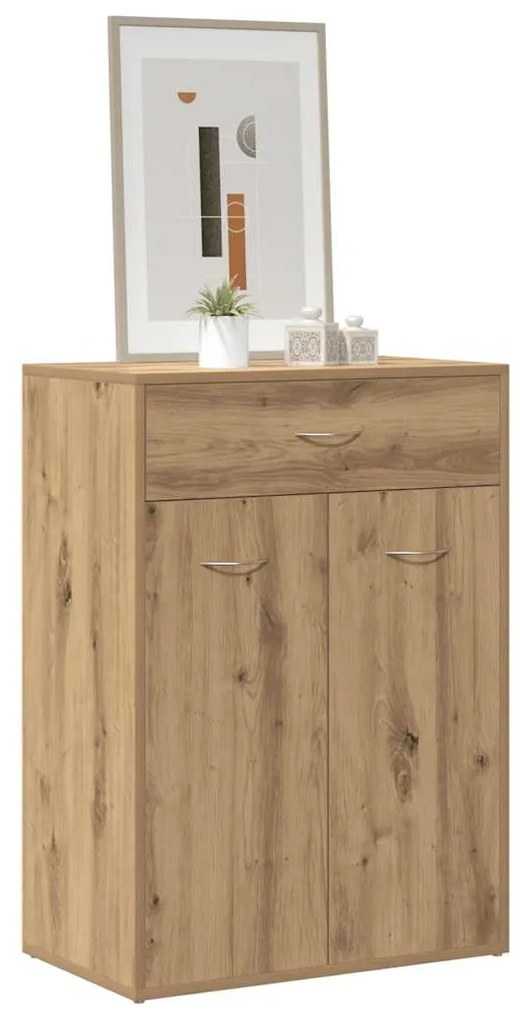 vidaXL Παπουτσοθήκη Αρτισιανή Δρυς 60x35x84 εκ. Επεξεργασμένο Ξύλο
