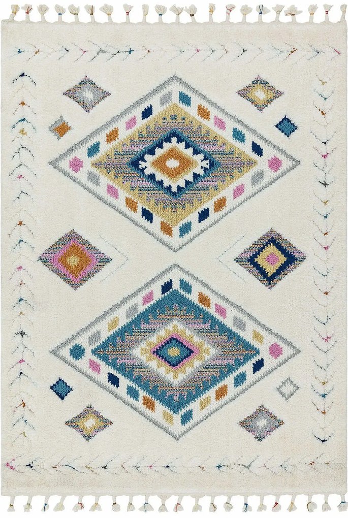 Χαλί Ariana AR09 Rhombus Ivory-Multi Asiatic London 80X150cm