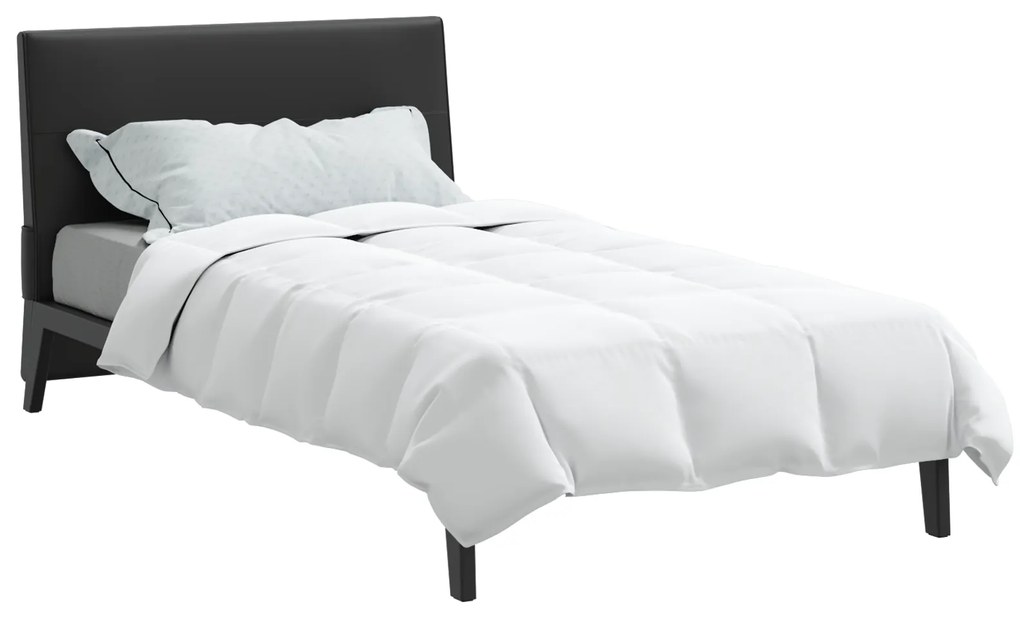 vidaXL Κουβέρτια & Κουβέρτες Λευκό 155 x 220 cm Πούπουλο