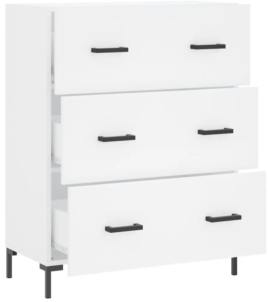 vidaXL Ντουλάπι Λευκό 69,5 x 34 x 90 εκ. από Επεξεργασμένο Ξύλο