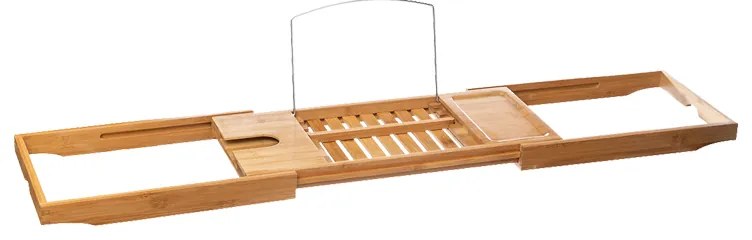 Πλατό μπανιέρας Platon pakoworld φυσικό bamboo 70x15x4,5εκ