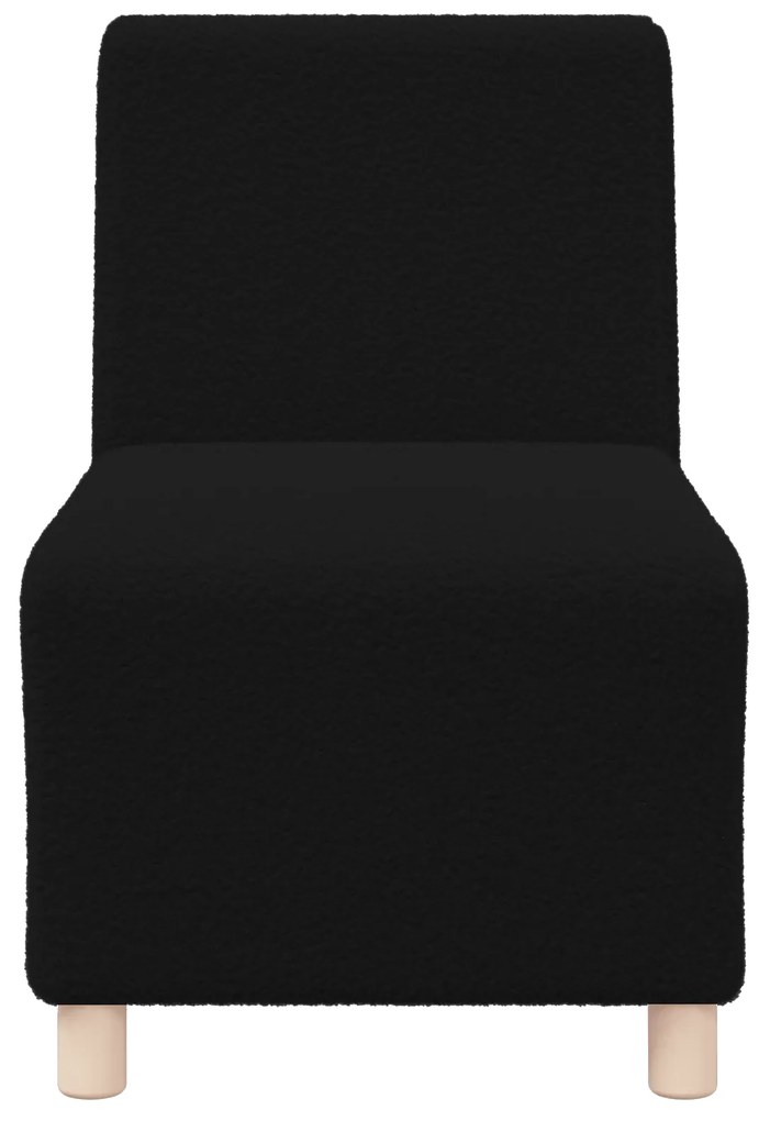 vidaXL Μοναδικός Καναπές χωρίς Χερούλια 3 pcs Μαύρο 55 x 74 x 82 εκ.