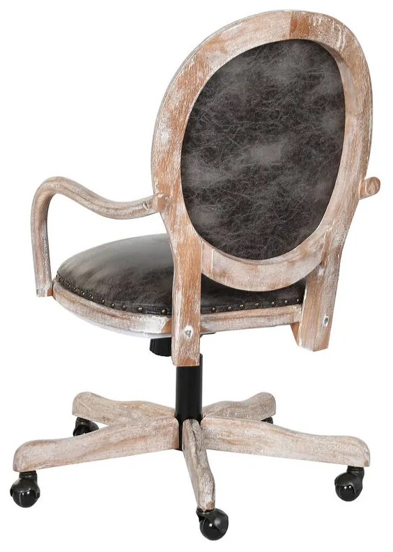 Καρέκλα Τραπεζαρίας DKD Home Decor Μαύρο Σκούρο καφέ 52 x 50 x 88 cm