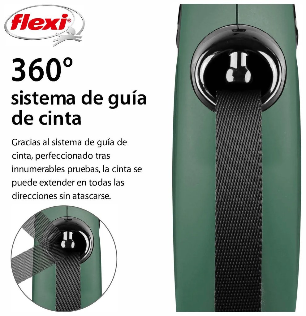 Λουρί Σκύλου Flexi Πράσινο S