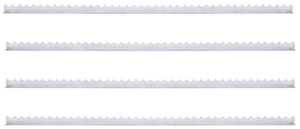 vidaXL Απωθητικές Ακίδες Περίφραξης 4 τεμ. 1 μ. Γαλβανισμένο Ατσάλι