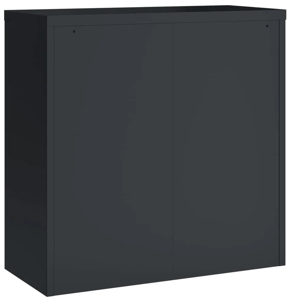 vidaXL Αρχειοθήκη Ανθρακί 90 x 40 x 90 εκ. από Ατσάλι
