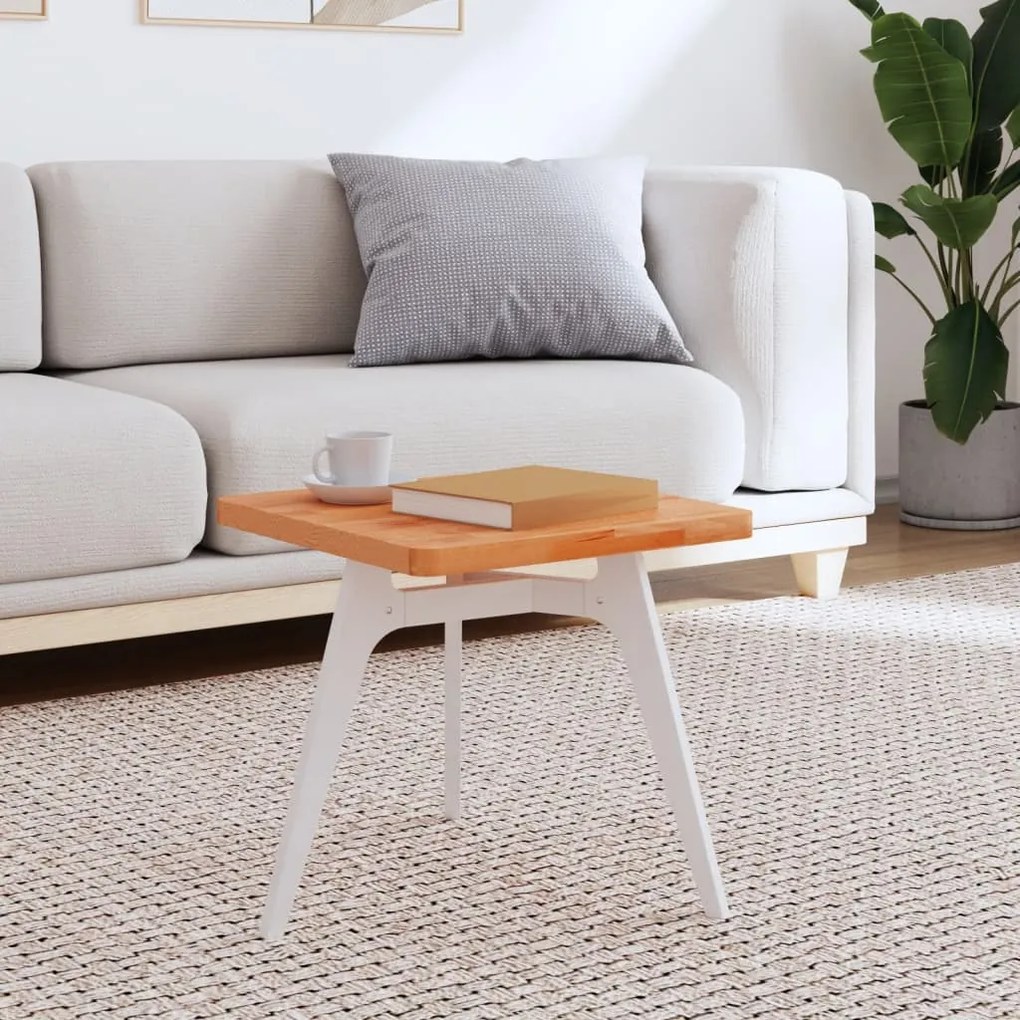 vidaXL Επιφάνεια Τραπεζιού Τετράγωνη 40x40x2,5 εκ. Μασίφ Ξύλο Οξιάς