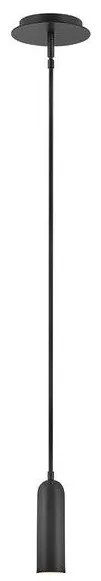 Κρεμαστό Φωτιστικό Οροφής LED 8W  Dimmable  Dax Elstead Lighting HK-DAX-MP-BK Μαύρο