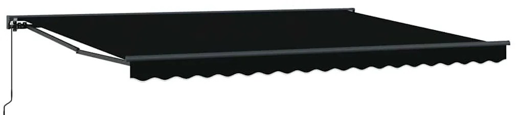 vidaXL Σκηνίτσα Αναδιπλούμενη Μαύρο 450x300 εκ. ύφασμα