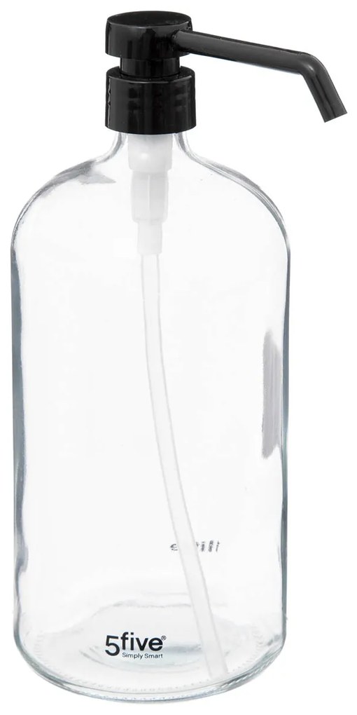 Δοχείο Κρεμοσάπουνου 1lt (Φ9.5x24) F-V Transparent 174797A