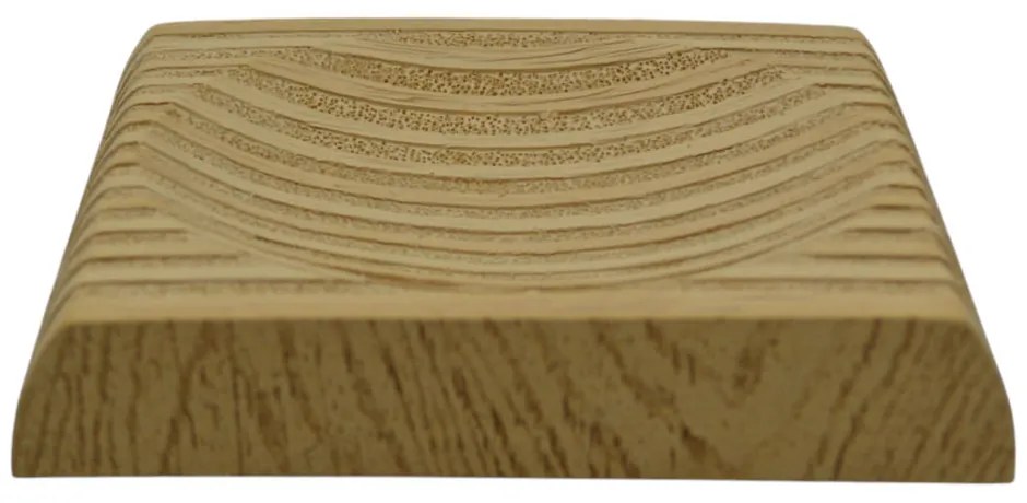 Σαπουνοθήκη Εφέ Ξύλου Φυσικό Polyester 12.9x8.7x2.4cm ANKOR