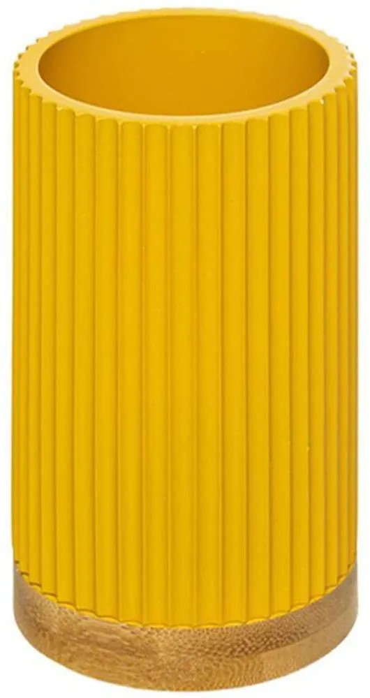Ποτήρι Μπάνιου Natureo 07.174541C Yellow Ceramic