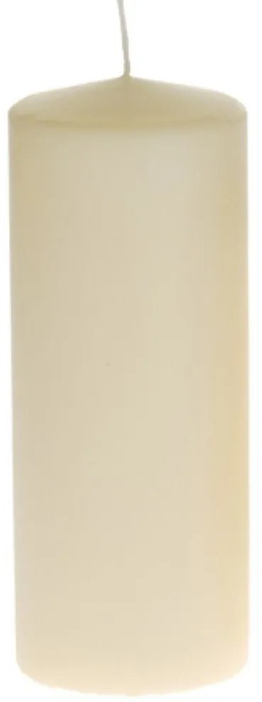 Κερί Κύλινδρος 36963 7x18cm Cream Παραφίνη